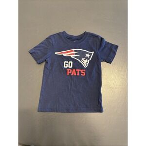 Kids NFL New England Patriots Short Sleeve Shirt 2T Red Navy